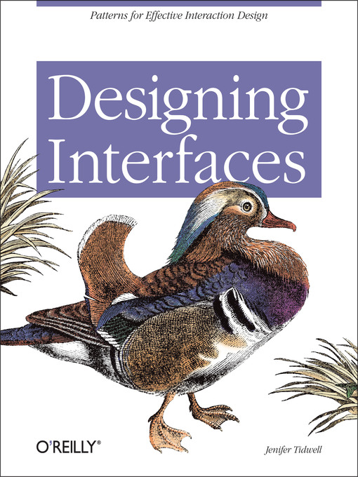 Title details for Designing Interfaces by Jenifer Tidwell - Available